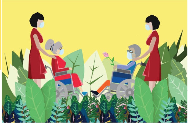 Caregivers supporting older adults at home